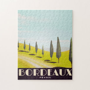 Bordeaux, Franse vintage-reisposter Legpuzzel