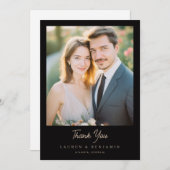 Bordeaux Gothic Paisley Wedding Bedankkaart (Voorkant / Achterkant)