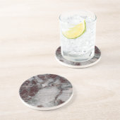 Bordeaux Grisso Decorative Stone - Robuuste schoon Zandsteen Onderzetter (Zijkant)