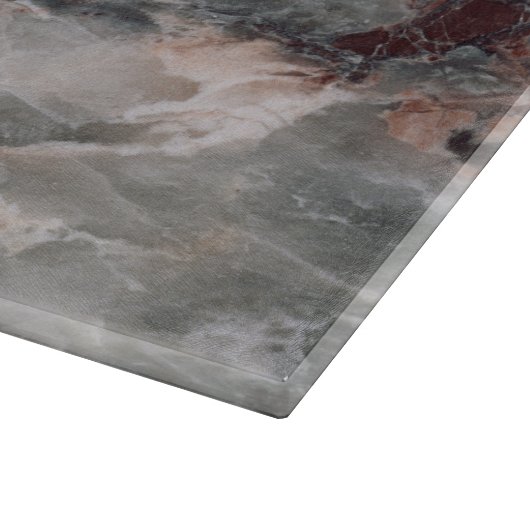 Bordeaux Grisso Stone Pattern Achtergrond - Robuus Snijplank (Hoek)