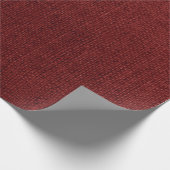 Bordeaux Jute Cadeaupapier (Hoek)
