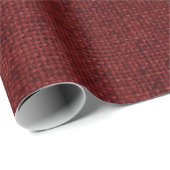 Bordeaux Jute Cadeaupapier (Rol Hoek)