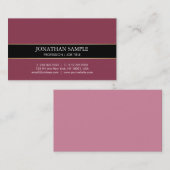  Bordeaux Kleur Premium Silk Elite Luxe Visitekaartje (Voorkant / Achterkant)