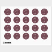 Bordeaux Kleur Thans Label (Vel)