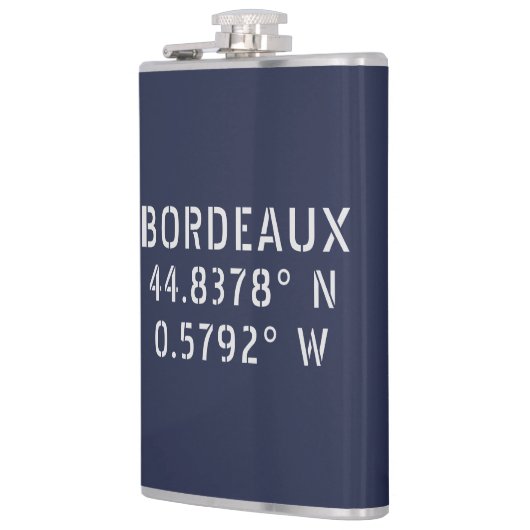 Bordeaux Latitude Longitude Heupfles (Links)