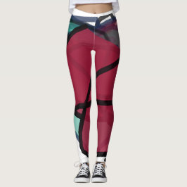 Bordeaux-leggings Leggings