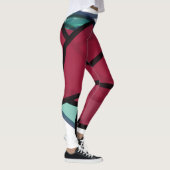 Bordeaux-leggings Leggings (Rechts)