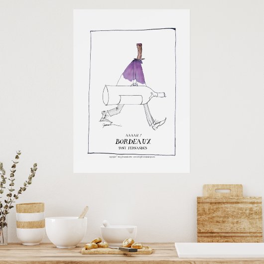 bordeaux-man, tony fernandes poster (Keuken)
