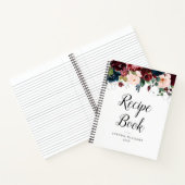 bordeaux marine blauw bloemenrecept Boek (Binnen)