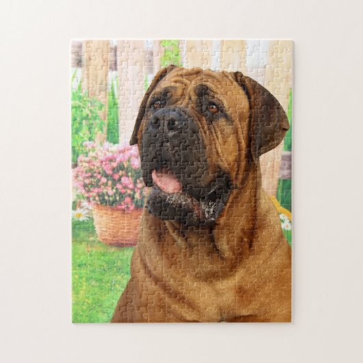 Bordeaux Mastiff Legpuzzel (Verticaal)