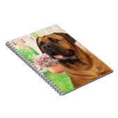 Bordeaux Mastiff Notitieboek (Rechterzijde)
