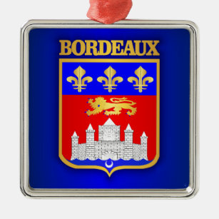 Bordeaux Metalen Ornament