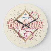 Bordeaux Nouvelle-Aquitaine France Retro Wine Grote Klok (Voorkant)