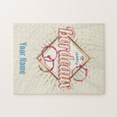 Bordeaux Nouvelle-Aquitaine France Retro Wine Legpuzzel (Horizontaal)