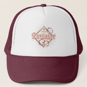 Bordeaux Nouvelle-Aquitaine France Retro Wine Trucker Pet