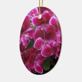 Bordeaux Ooievaarsbek Keramisch Ornament (Links)