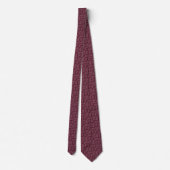 Bordeaux Paisley Stropdas (Achterkant)