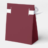 Bordeaux Personalized Favor Box Bedankdoosjes (Achterkant)