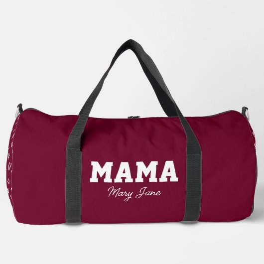 Bordeaux Red Mama Delivery Travel Gym Plunjezak (Voorkant)