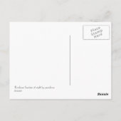 Bordeaux 's nachts briefkaart (Achterkant)