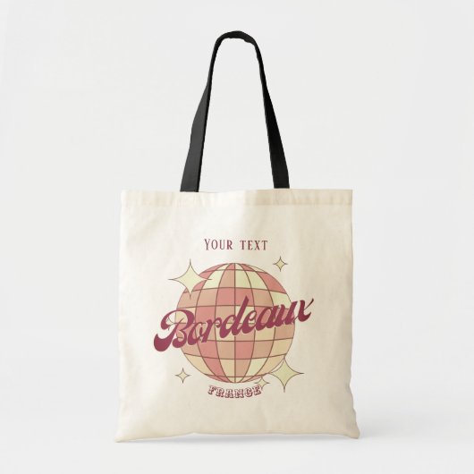 Bordeaux Stad Frankrijk cadeau outfit mode Tote Bag (Voorkant)