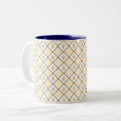 Bordeaux Two-Tone Tweekleurige Koffiemok (Voorkant links)