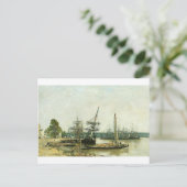 Bordeaux van Eugene Boudin Briefkaart (Staand voorkant)