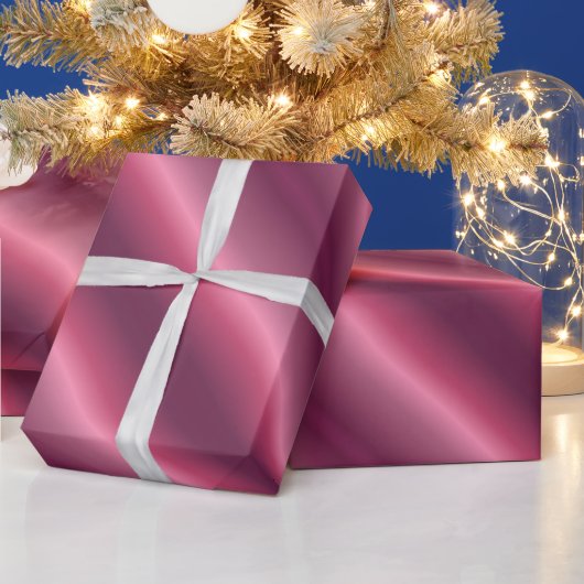 Bordeaux Verjaardag Kerstfeest Cadeaupapier (Feestdagen)