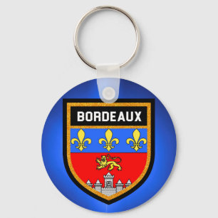 Bordeaux Vlag Sleutelhanger