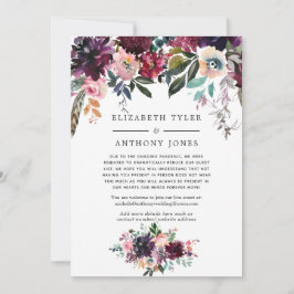 Bordeaux Wijn Beperkte Trouwgastenlijst Aankondiging