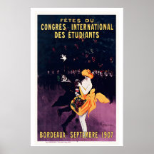 Bordeaux Wijn September 1907 Vintage Reclame