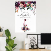 Bordeaux Wijnproeverij Bruidsdiner Ontvangst Poster (Thuiskantoor)