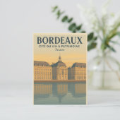 BORDEAUX — WIJNSTAD & ERFGOED BRIEFKAART (Staand voorkant)