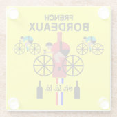 Bordeaux Wine Glazen Onderzetter (Achterkant)