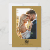 Bordeaux Wine, Mauve Smoke & Tulle Beige Wedding Kaart (Achterkant)