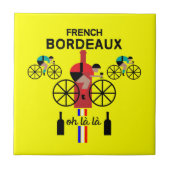 Bordeaux Wine Tegeltje (Voorkant)