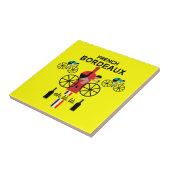 Bordeaux Wine Tegeltje (Zijkant)