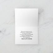 Bordeauxrode Aquarel Bloemen Dankjewel Lettertype Bedankkaart (Binnen)