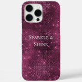 bordeauxrode sprankeling Case-Mate iPhone case (Achterkant)