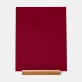 Bordeauxrood Acryl Bord (Voorkant)