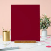 Bordeauxrood Acryl Bord (Huwelijk)