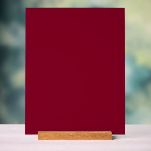 Bordeauxrood Acryl Bord