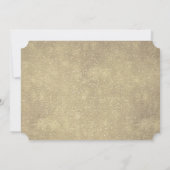 Bordeauxrood marineblauw bloemig rusticaal boho br kaart (Achterkant)