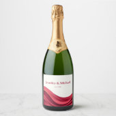 Bordeauxrood Sparkling Wijnetiket (Voorkant)