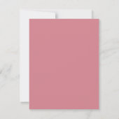 Bordeauxroze Iris Bloem Kunst Notitiekaart Set Notitiekaartje (Achterkant)