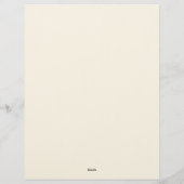 Bordeauxroze rand briefpapier briefhoofd (Achterkant)