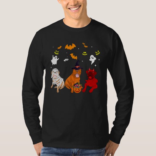 Bordeauxse Mastiff Hond T-shirt (Voorkant)