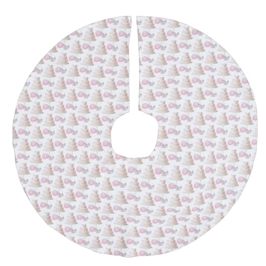 Bordeboom Imitatie Linnen Kerstboom Kleed (Voorkant)