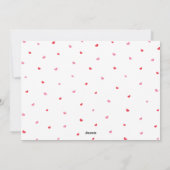 Borded Liefde Witte Valentijnsdag Foto Vakantie Feestdagenkaart (Achterkant)