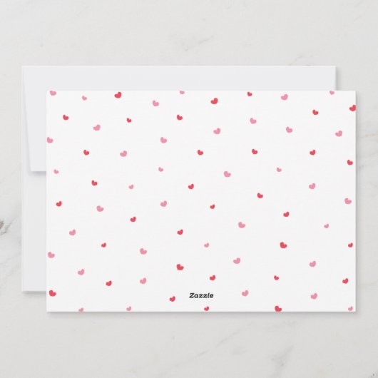 Borded Liefde Witte Valentijnsdag Foto Vakantie Feestdagenkaart (Achterkant)